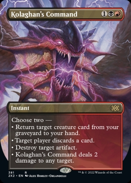 🔥 Kolaghan's Command Double Masters 2022 Alternate Art